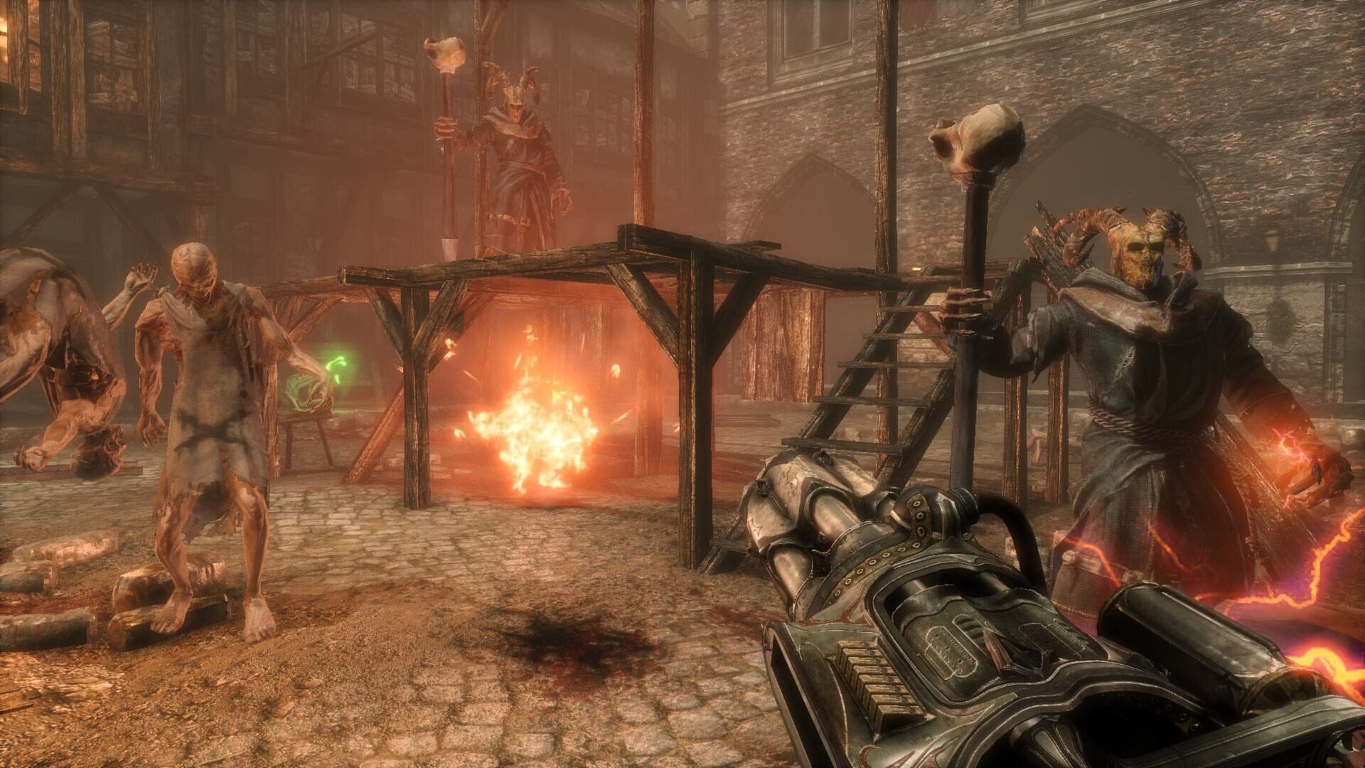 Screenshot for Painkiller: Hell & Damnation - The Clock Strikes Meat Night