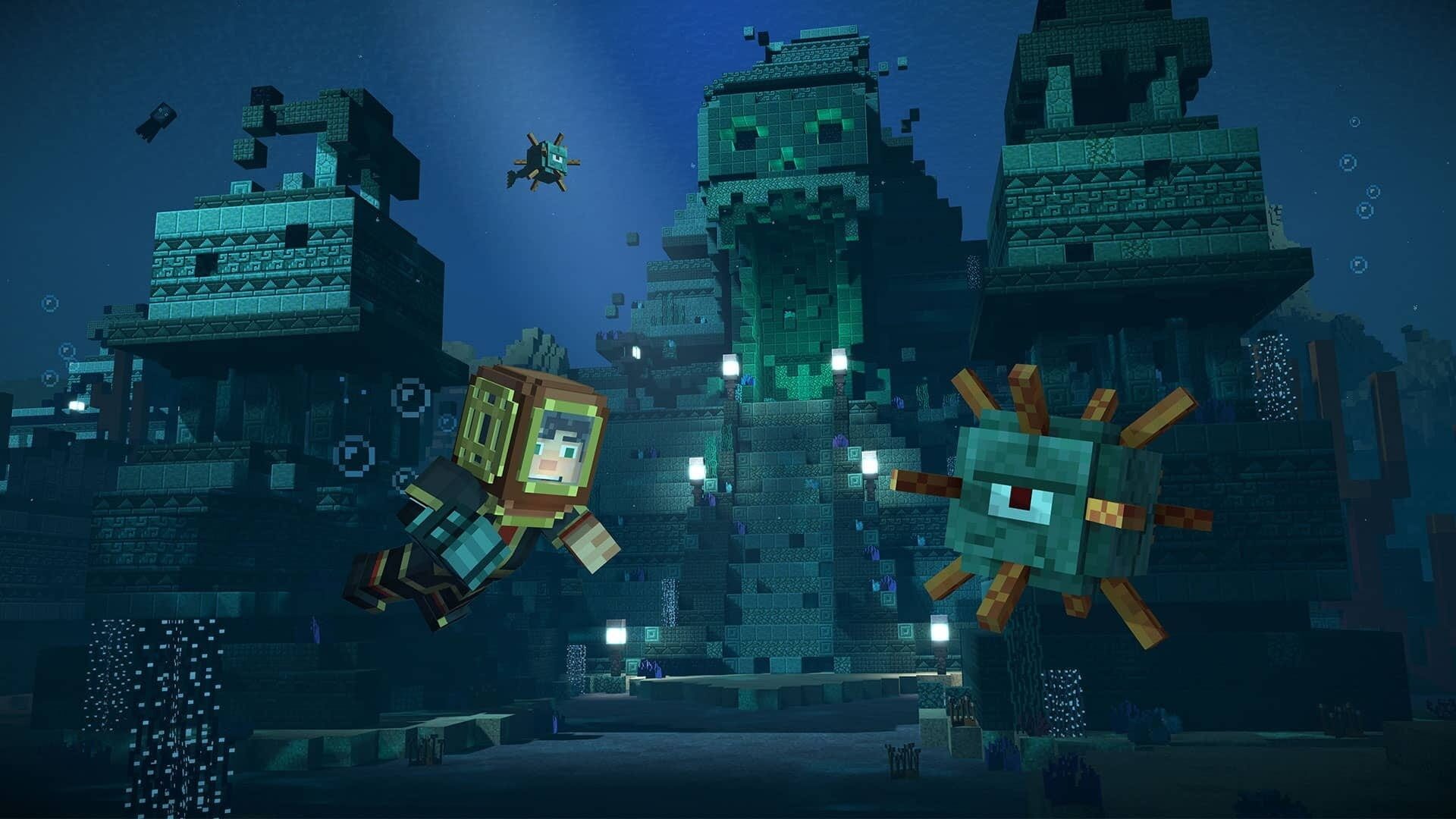 Screenshot for Minecraft: Story Mode Season Two - Episode 1: Hero in Residence