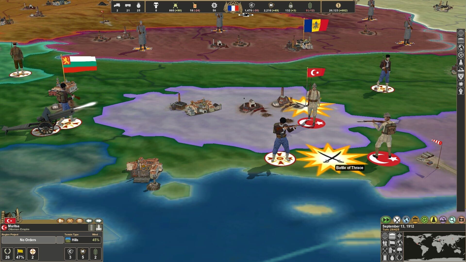 Screenshot for Making History: The Great War