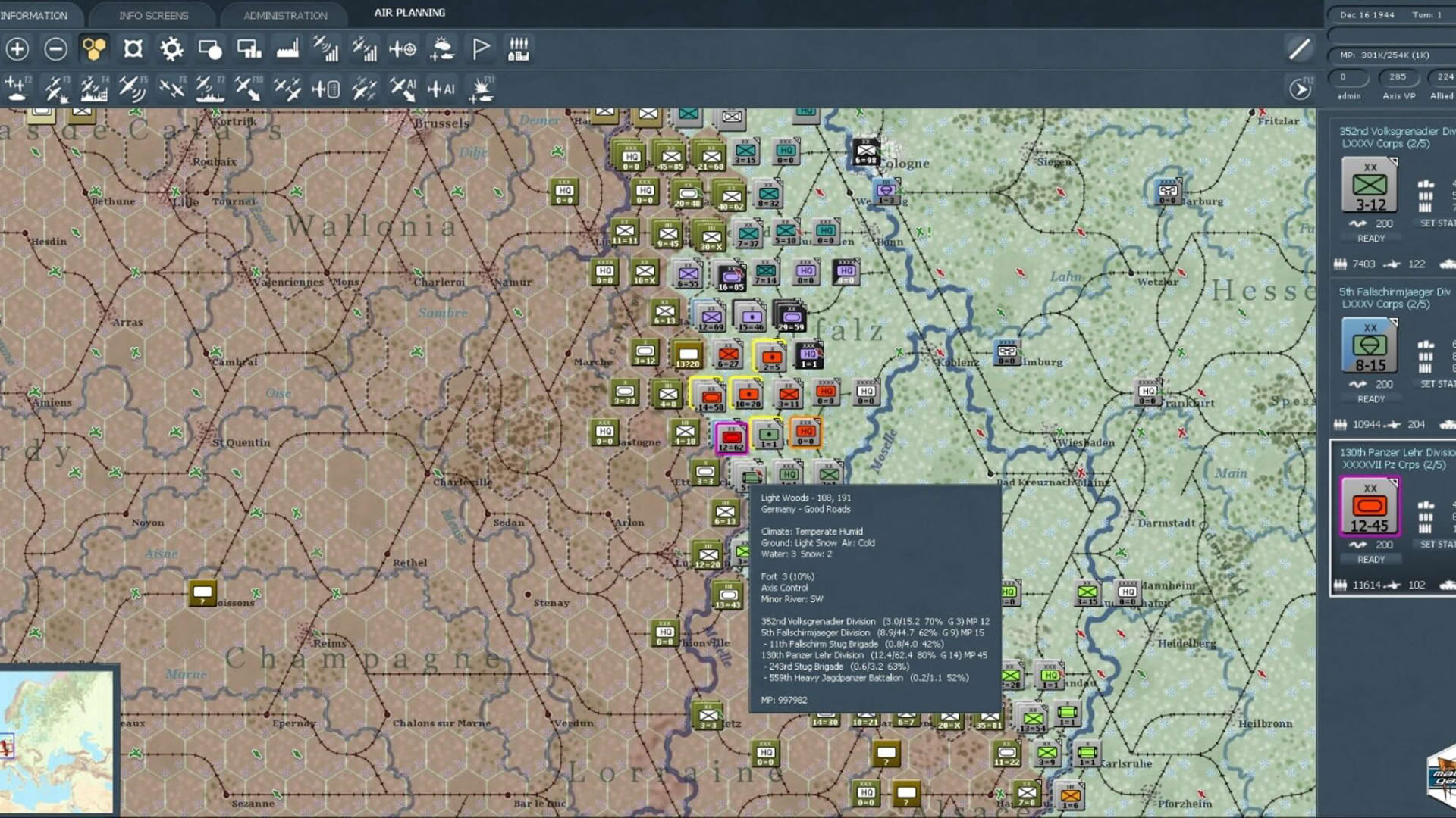 Screenshot for Gary Grigsby's War in the West