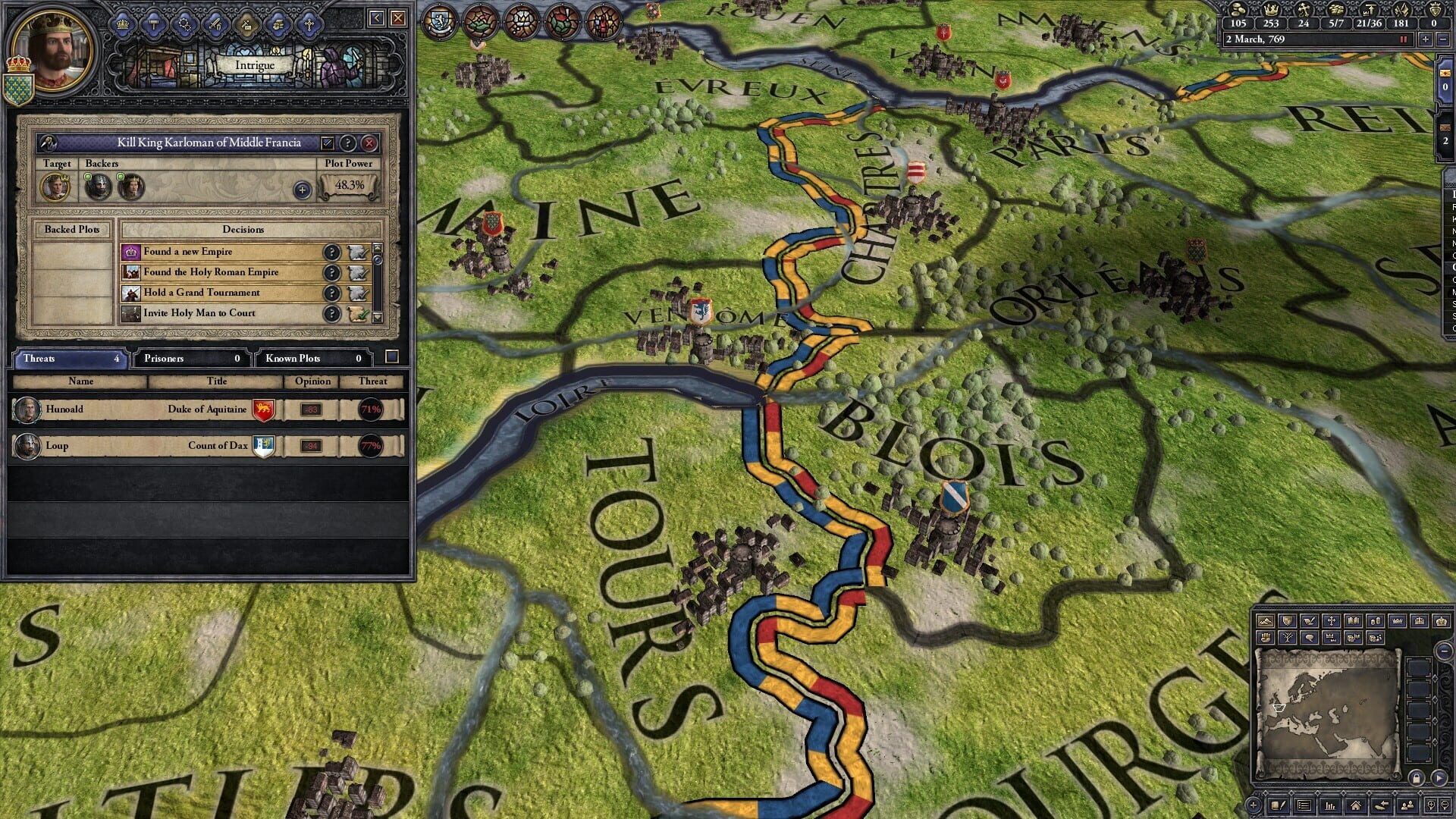 Screenshot for Crusader Kings II: Charlemagne