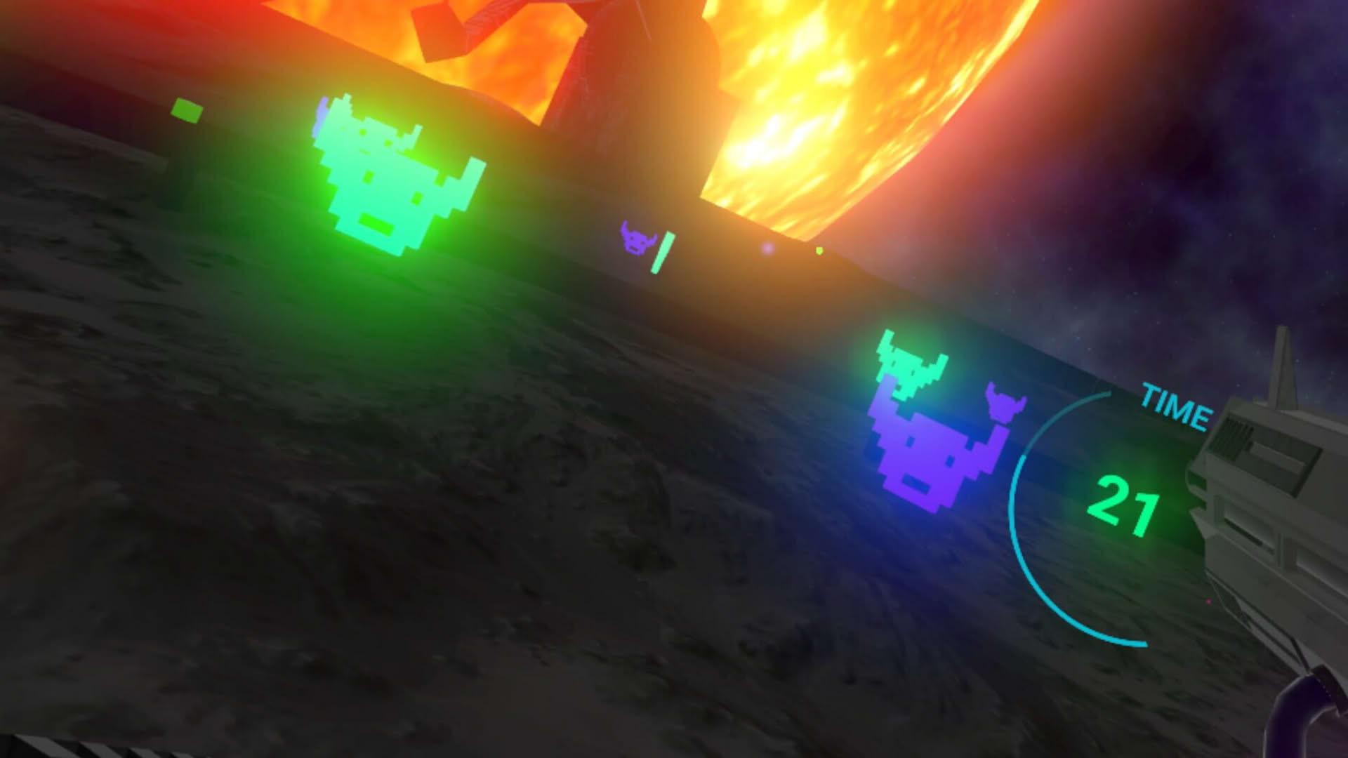 Screenshot for 8-Bit Arena VR