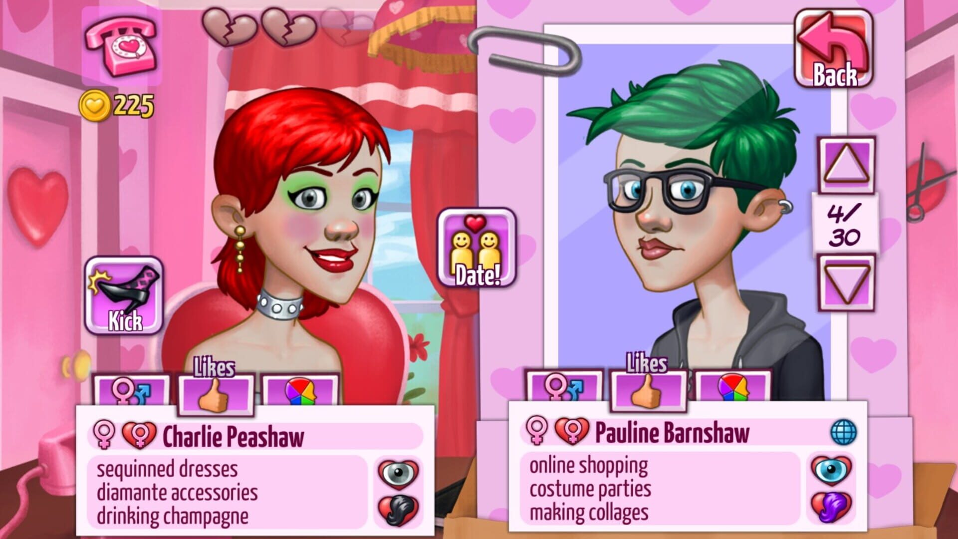 Screenshot for Kitty Powers' Matchmaker