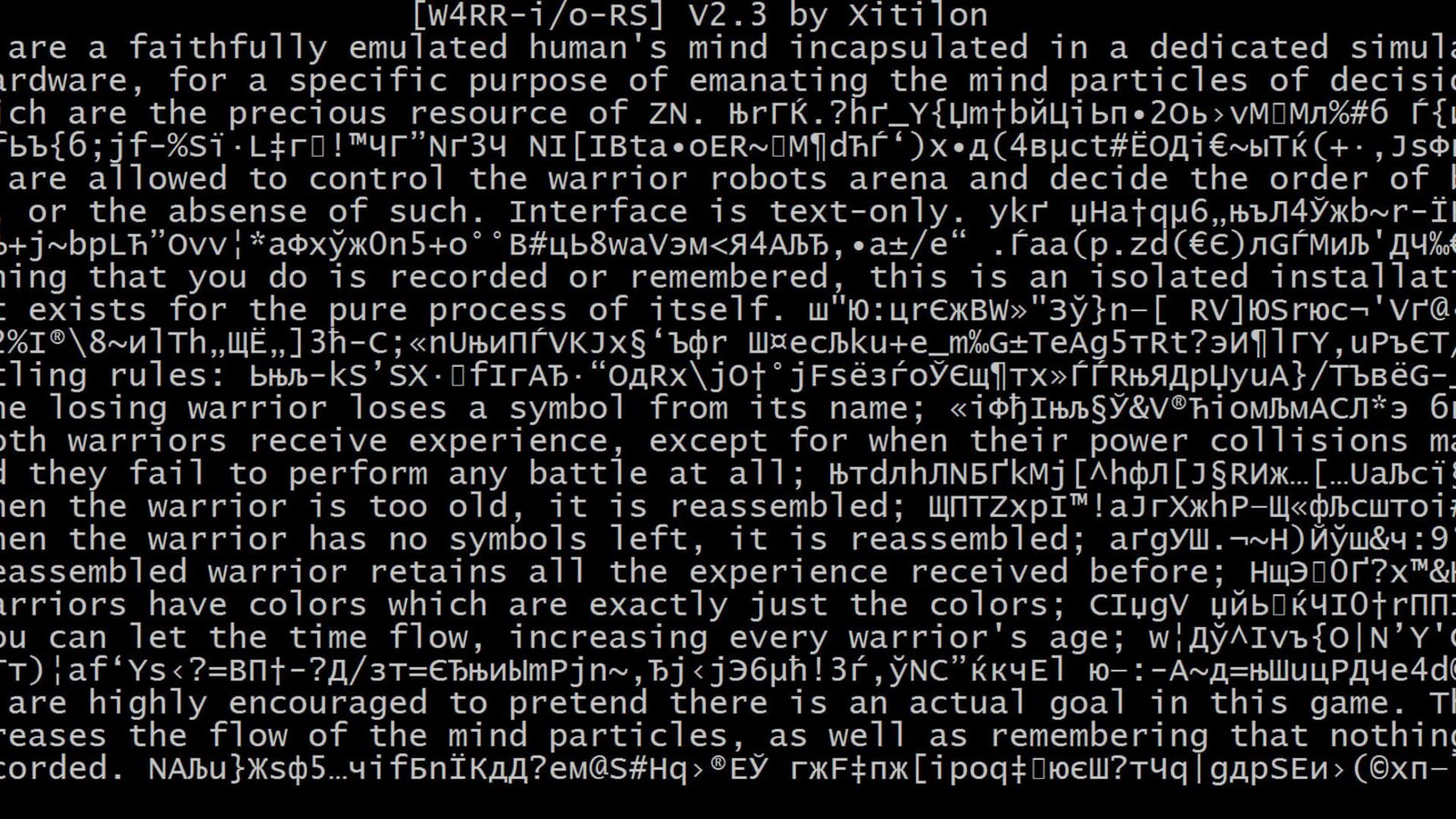 Screenshot for W4RR-i/o-RS
