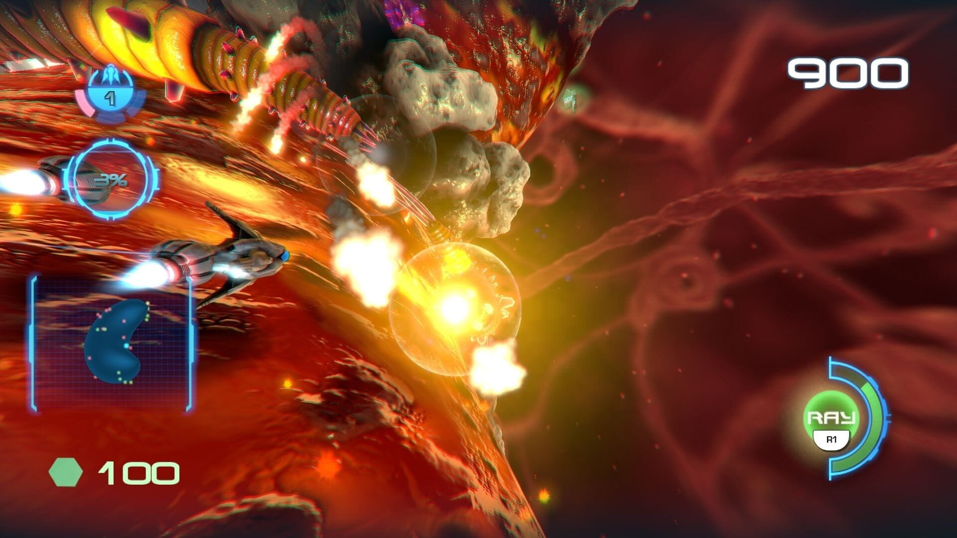 Screenshot for Nano Assault Neo-X