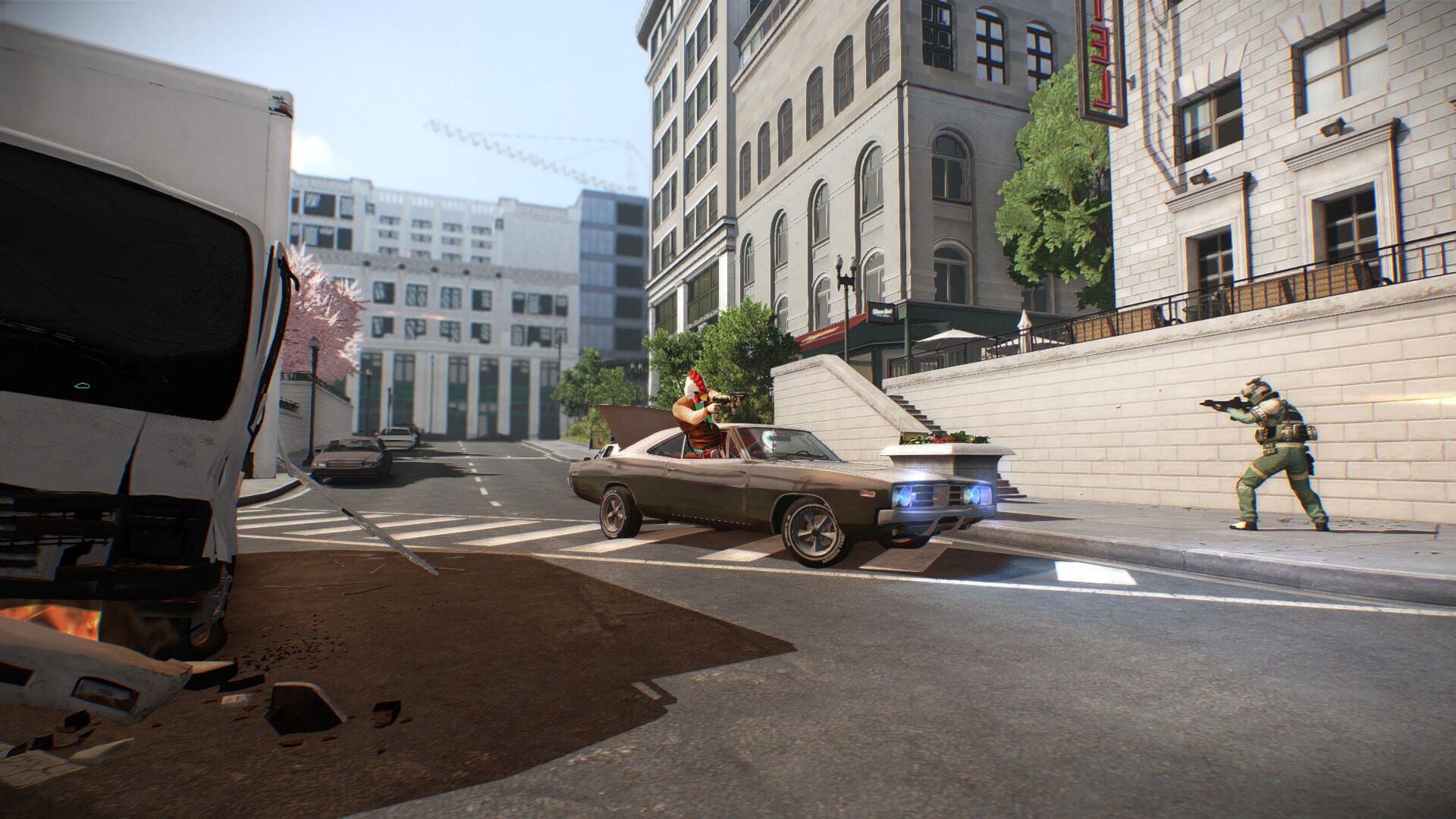 Screenshot for Payday 2: The Goat Simulator Heist