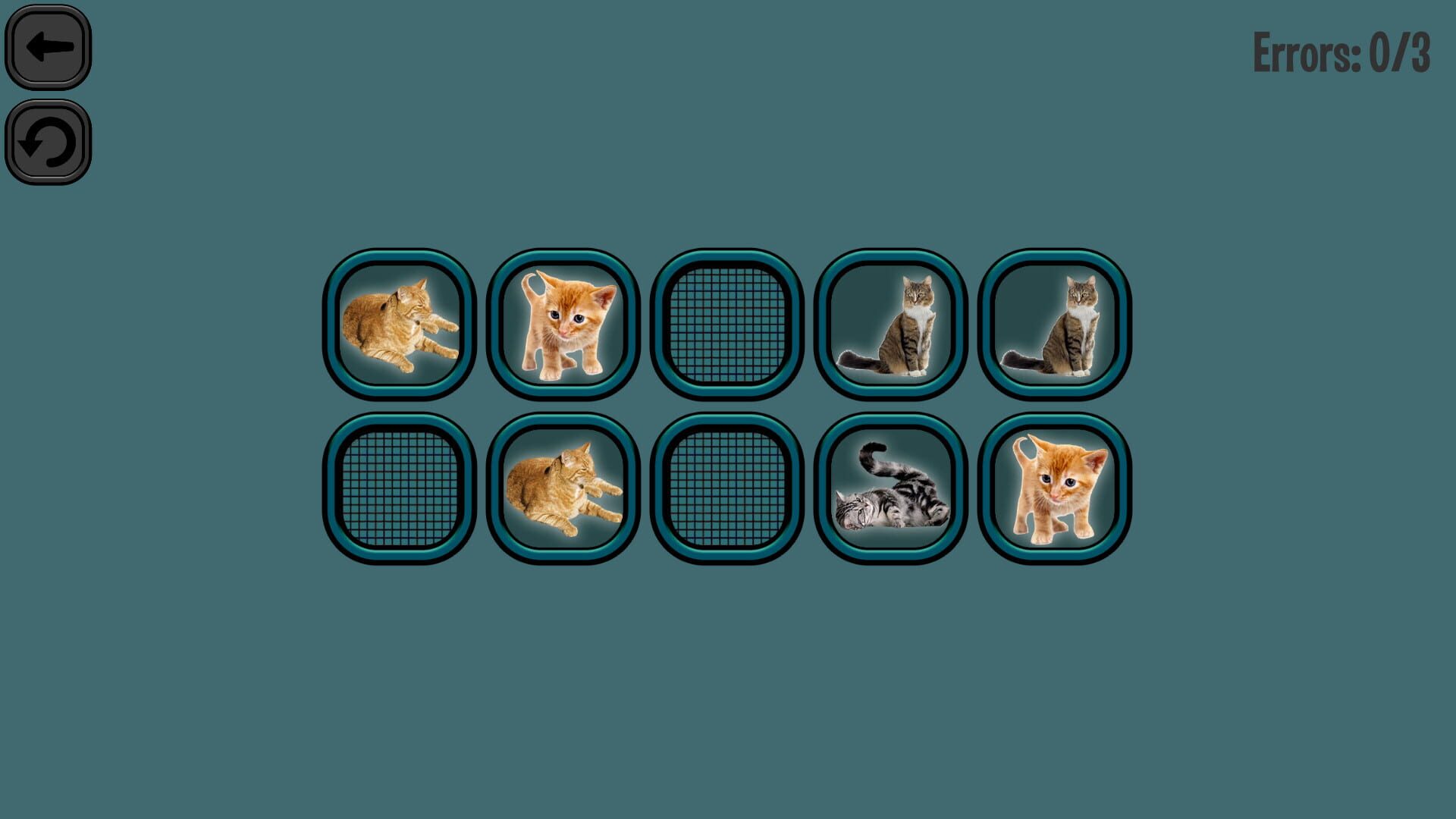 Screenshot for Animals Memory: Cats