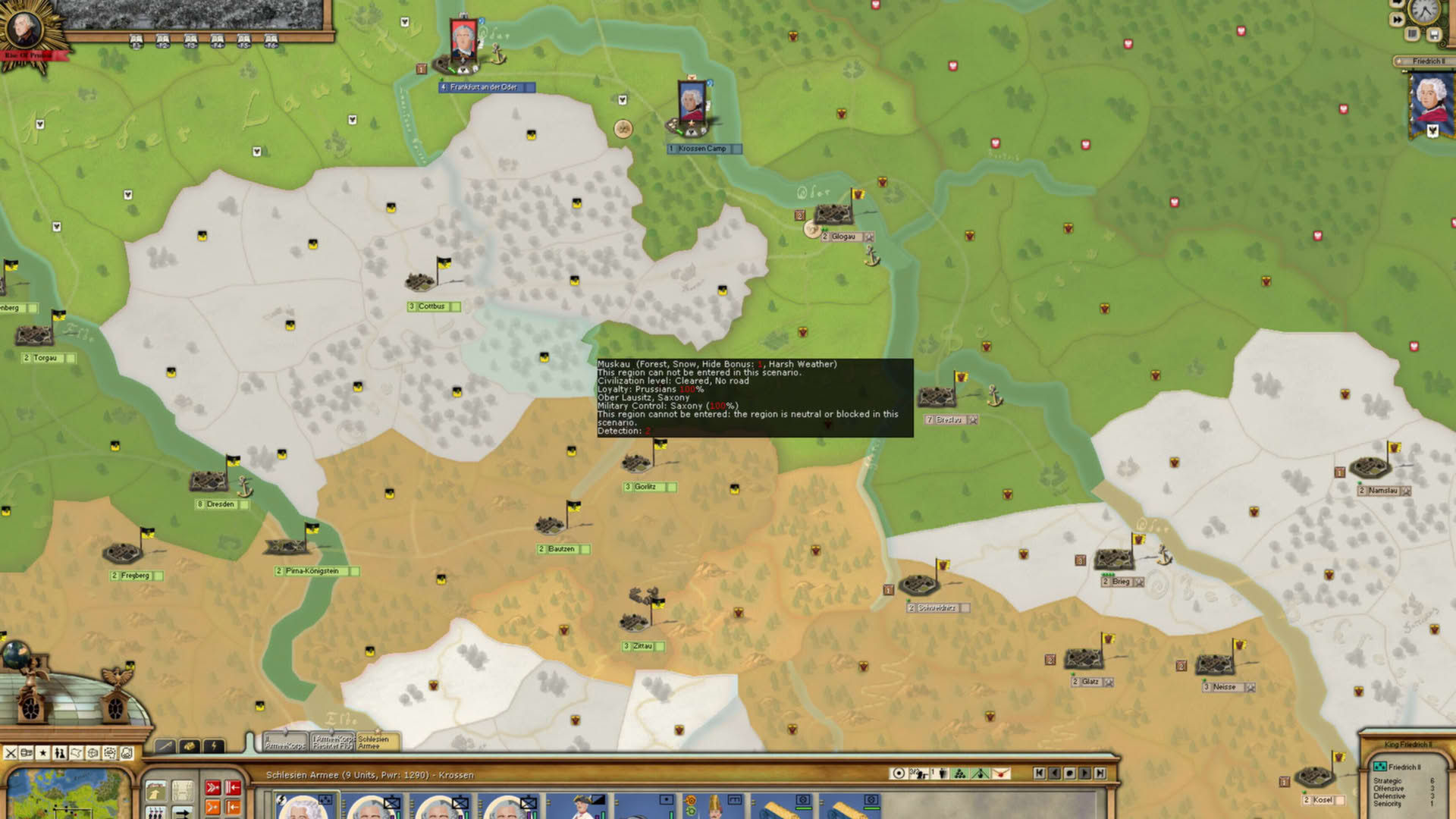 Screenshot for Rise of Prussia Gold