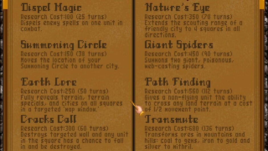 Screenshot for Master of Magic