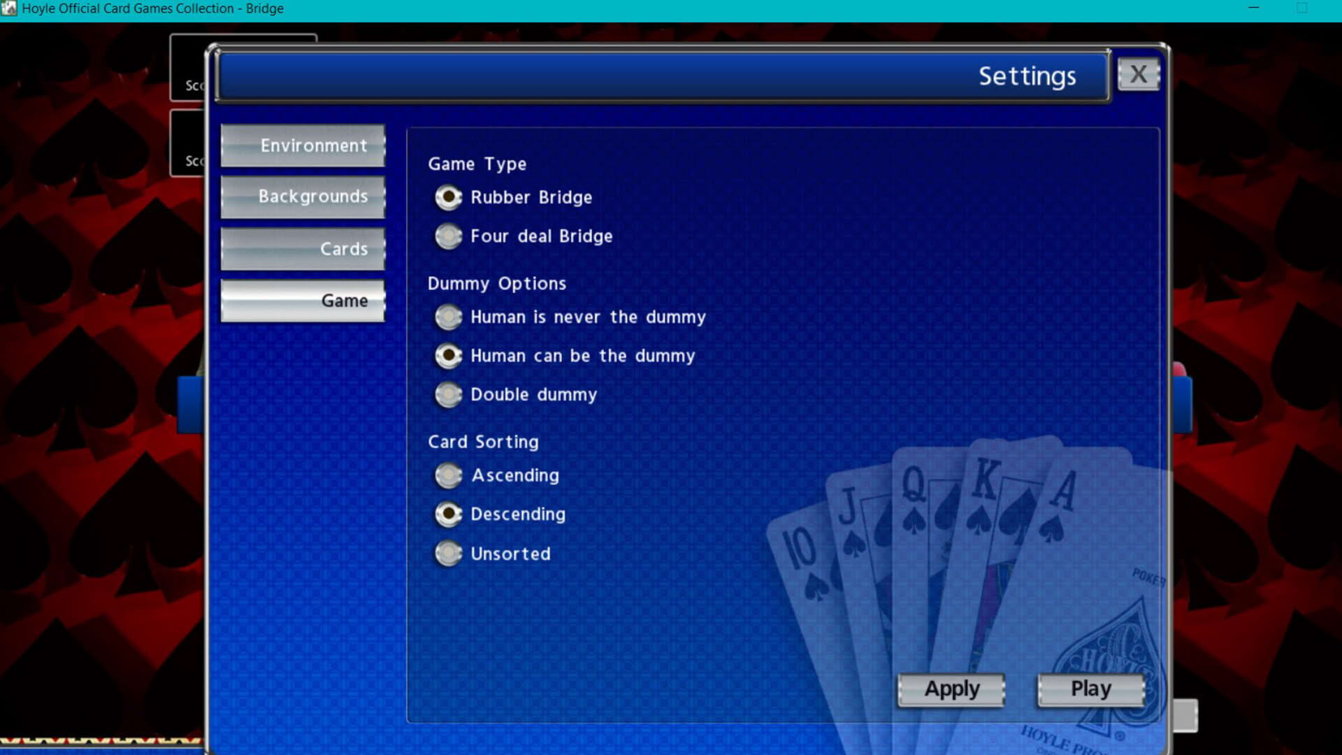 Screenshot for Hoyle Official Card Games Collection