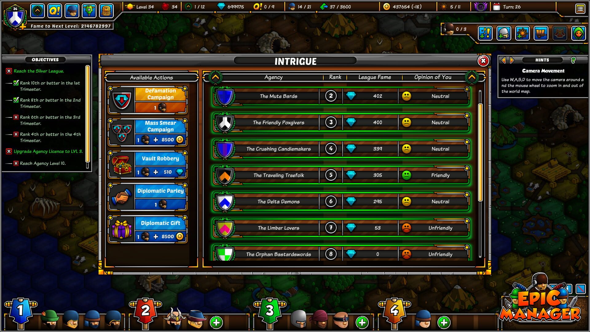 Screenshot for Epic Manager - Create Your Own Adventuring Agency