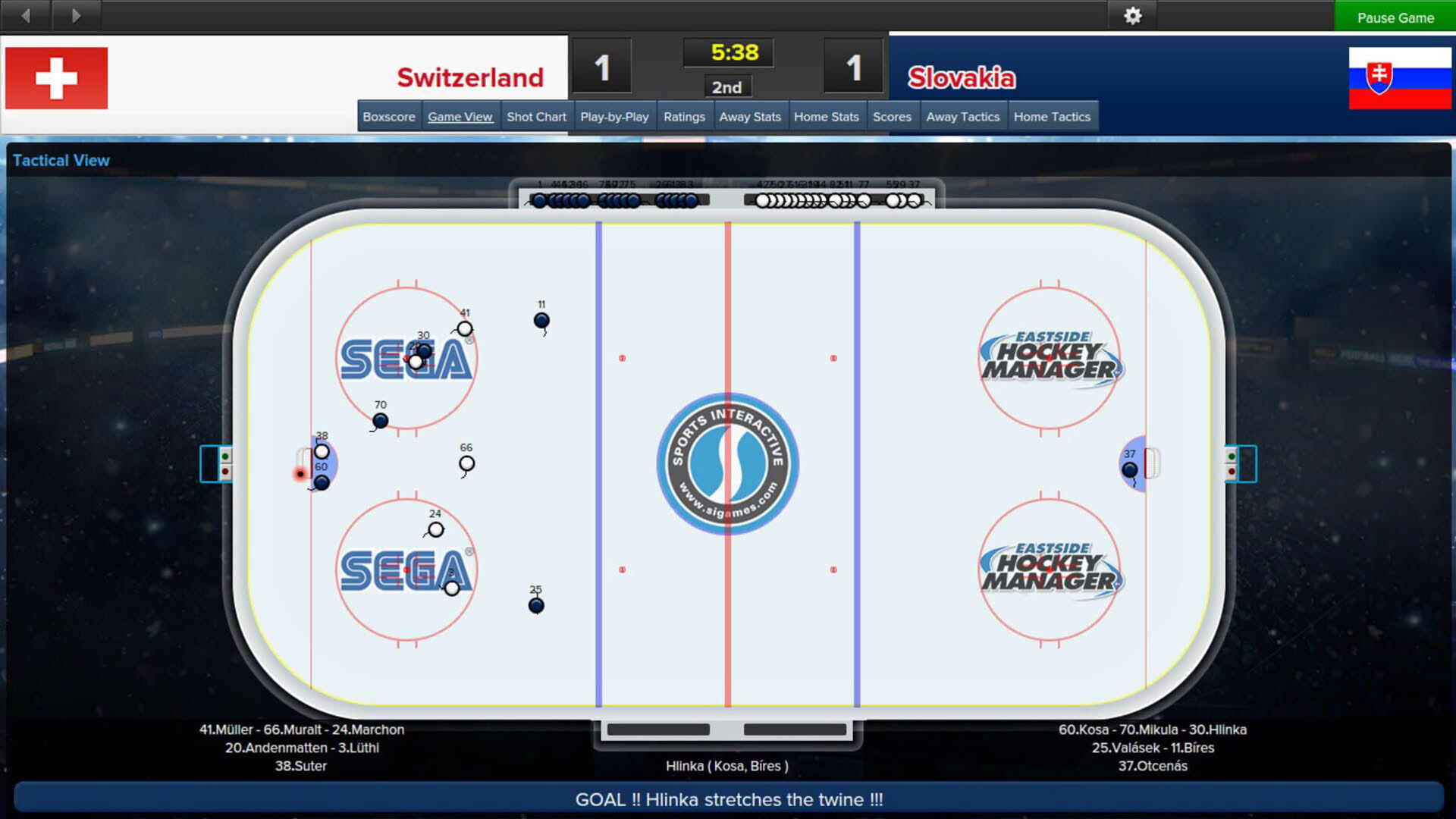 Screenshot for Eastside Hockey Manager