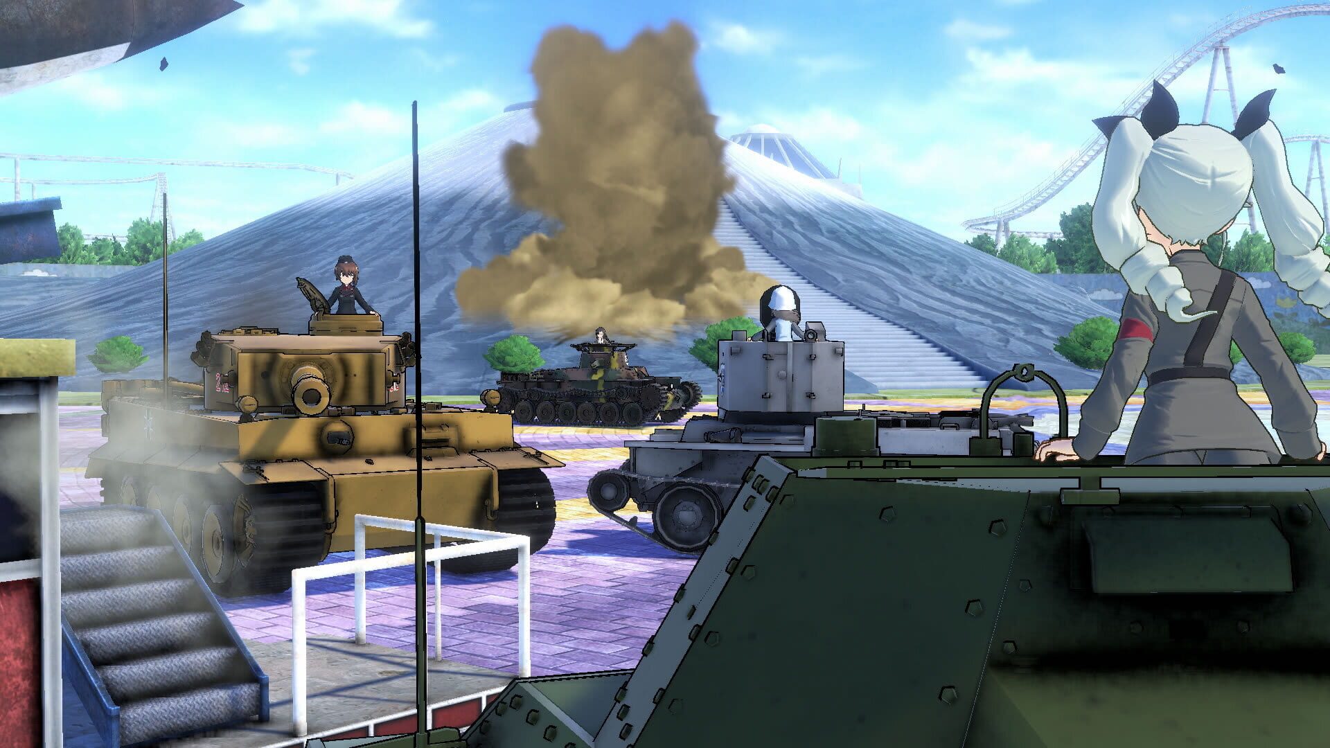 Screenshot for Girls und Panzer: Dream Tank Match