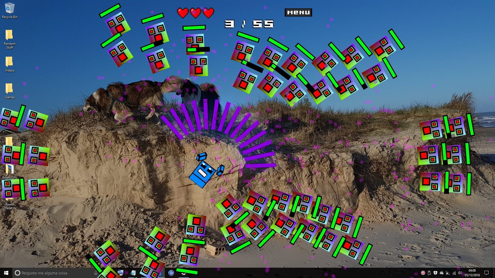 Screenshot for CPU Invaders