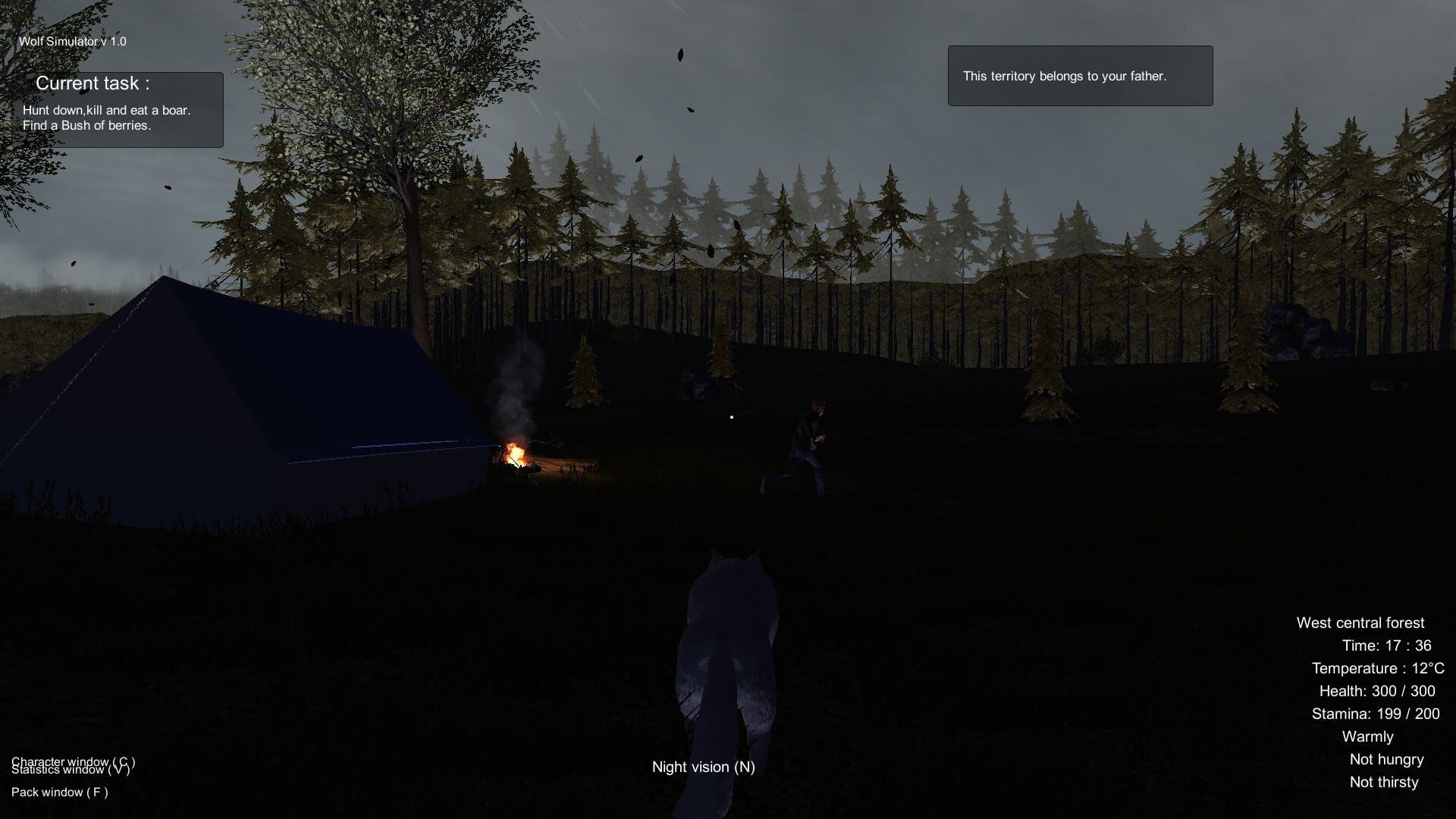 Screenshot for Wolf Simulator