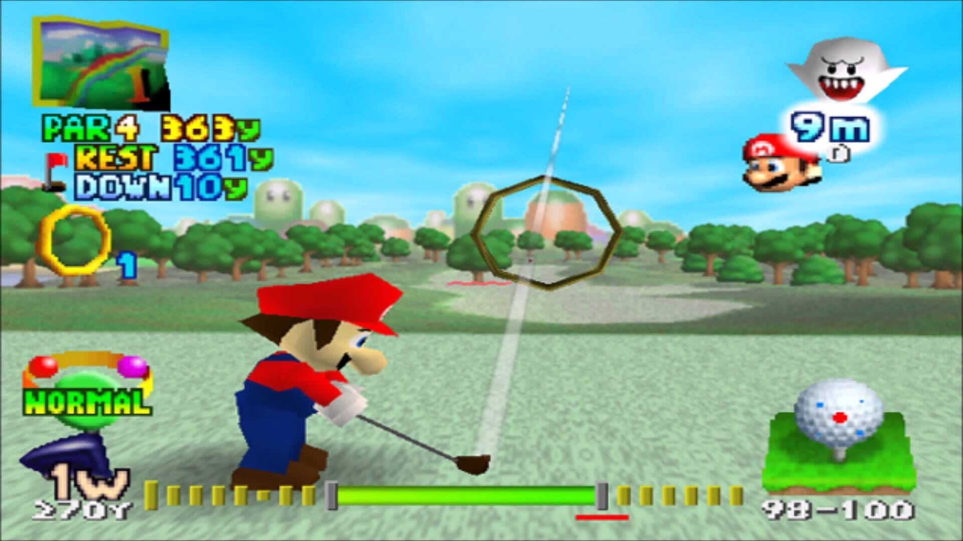 Screenshot for Mario Golf