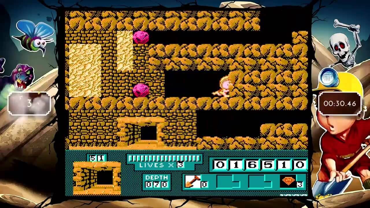 Screenshot for Digger T. Rock: The Legend of the Lost City