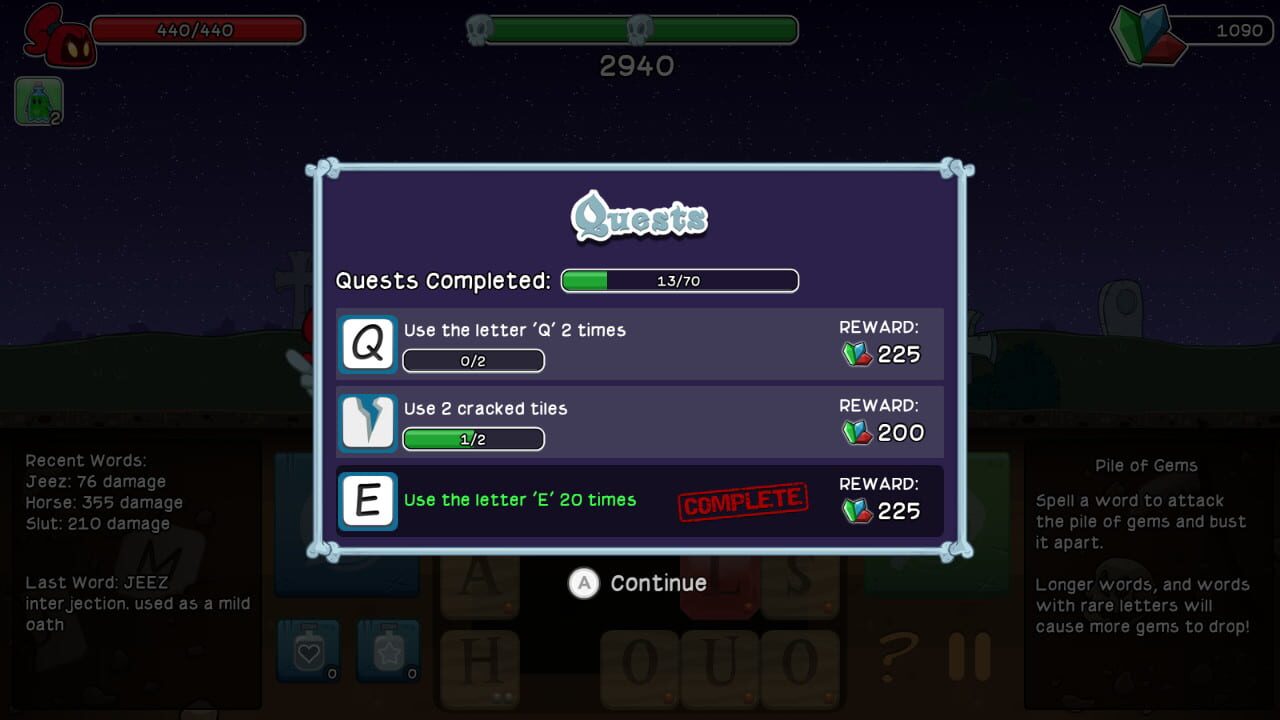 Screenshot for Letter Quest Remastered: Grimm's Journey