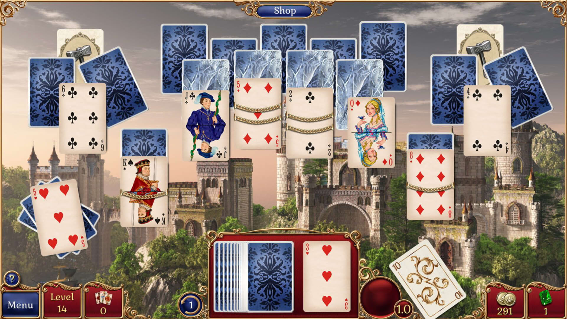 Screenshot for Jewel Match Solitaire