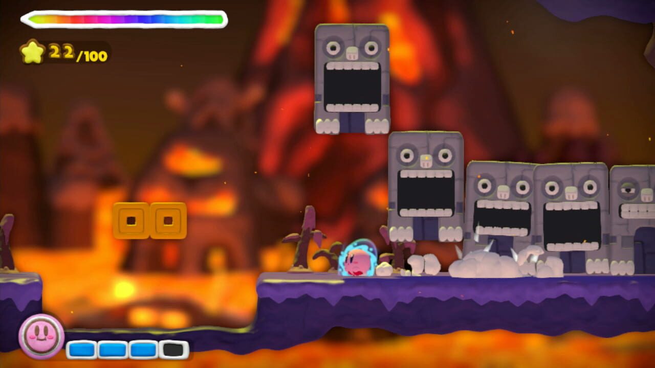 Screenshot for Kirby and the Rainbow Curse