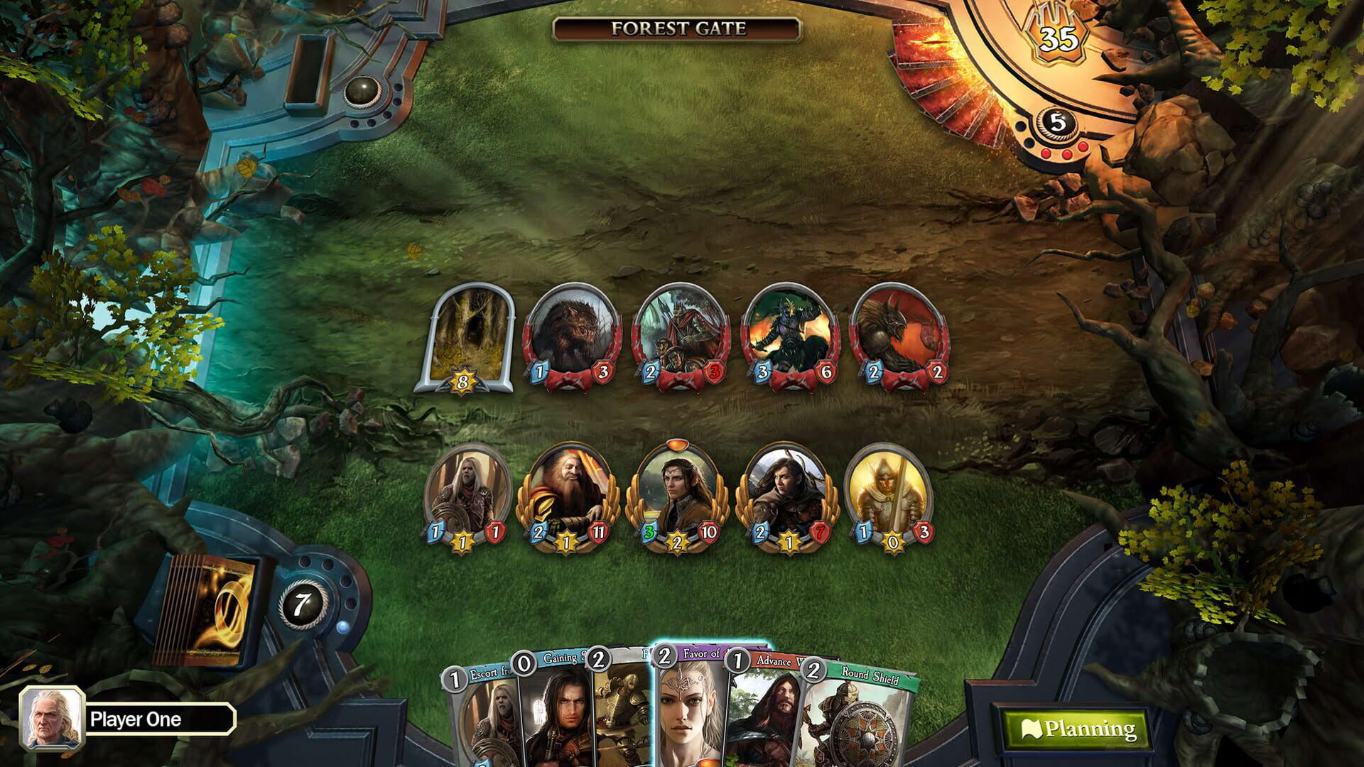 Screenshot for The Lord of the Rings: Adventure Card Game