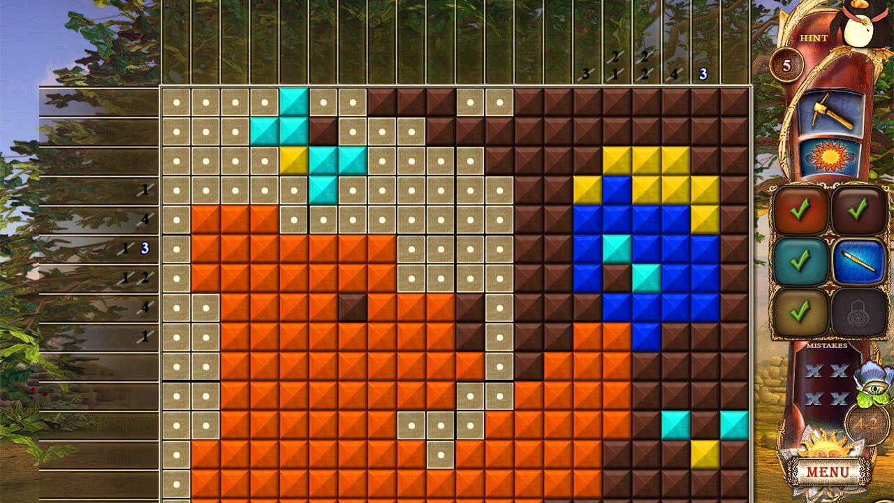 Screenshot for Fantasy Mosaics 19: Edge of the World