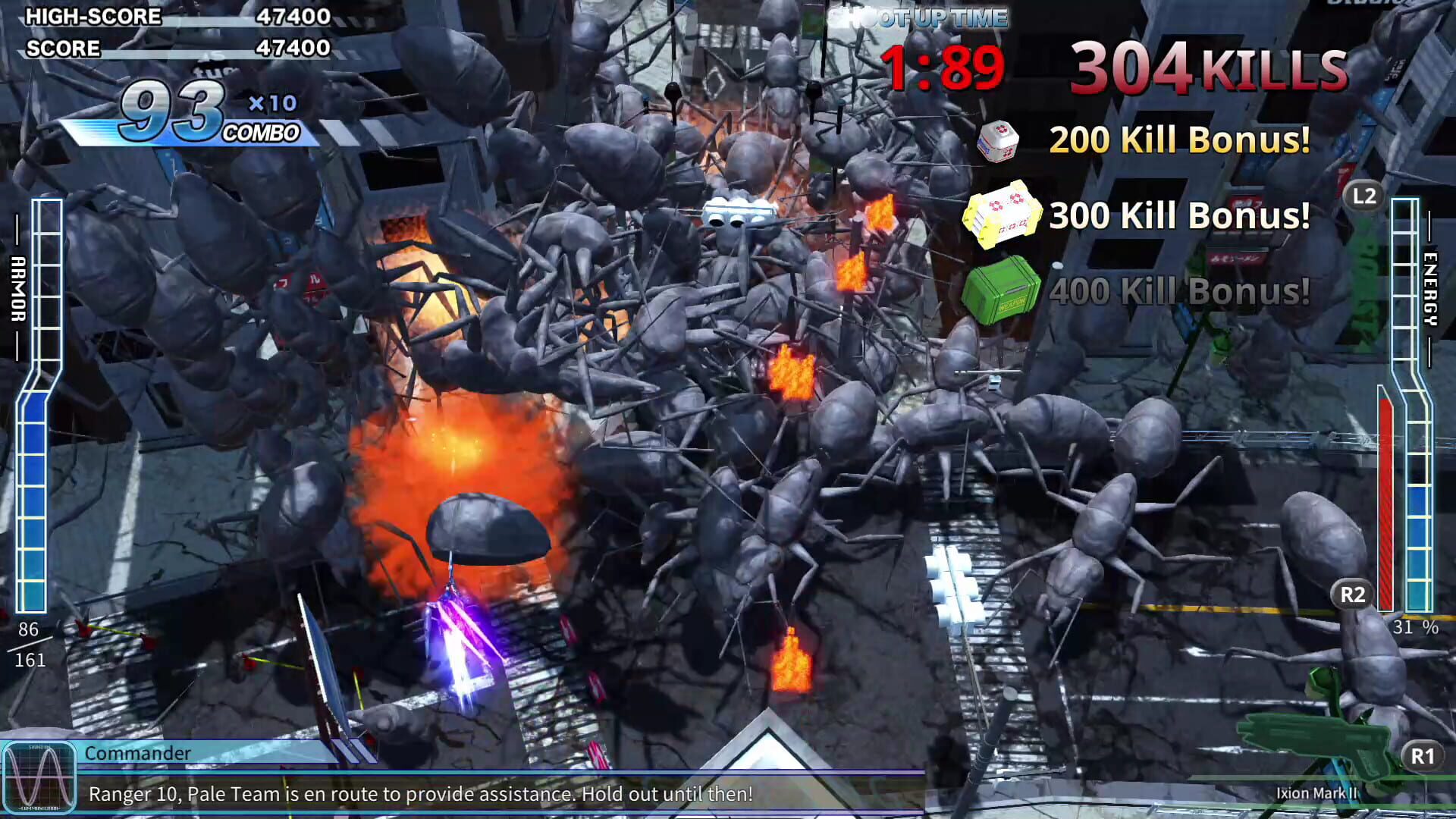 Screenshot for Earth Defense Force 4.1: Wing Diver the Shooter