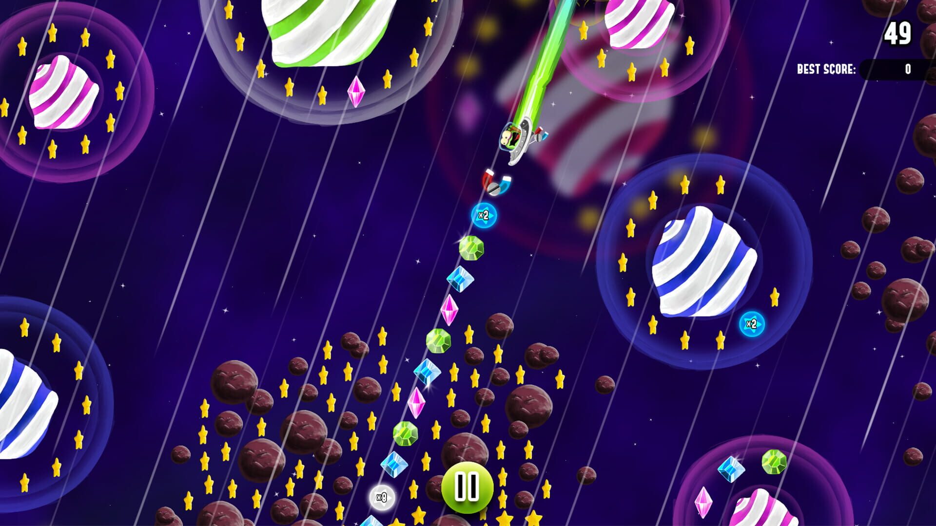 Screenshot for An Alien with a Magnet