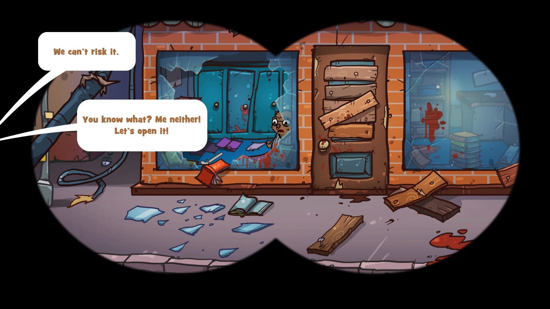Screenshot for Scheming Through The Zombie Apocalypse: The Beginning