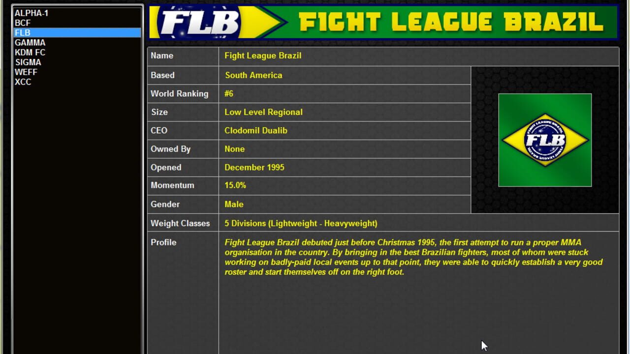 Screenshot for World of Mixed Martial Arts 3