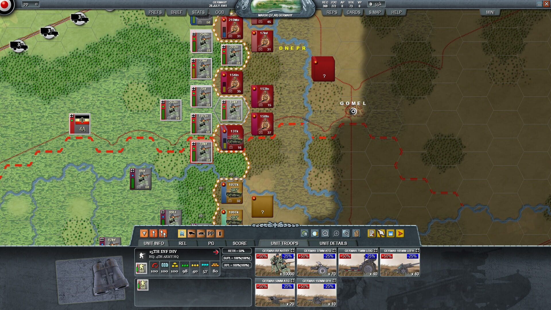 Screenshot for Decisive Campaigns: Barbarossa
