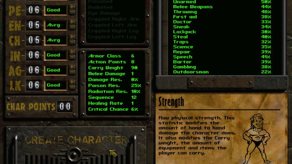 Screenshot for Fallout: A Post Nuclear Role Playing Game