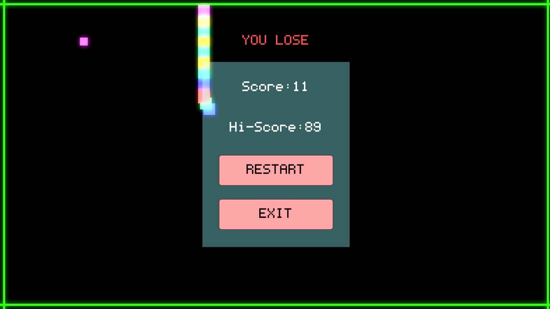 Screenshot for Rainbow Snake