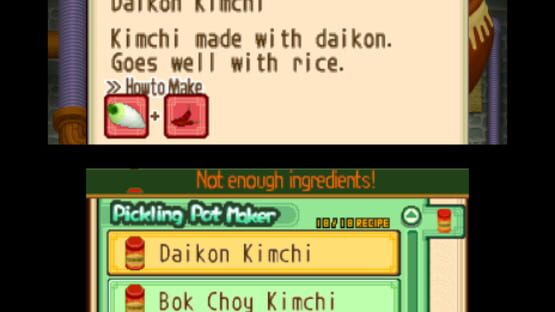 Screenshot for Harvest Moon: The Tale of Two Towns