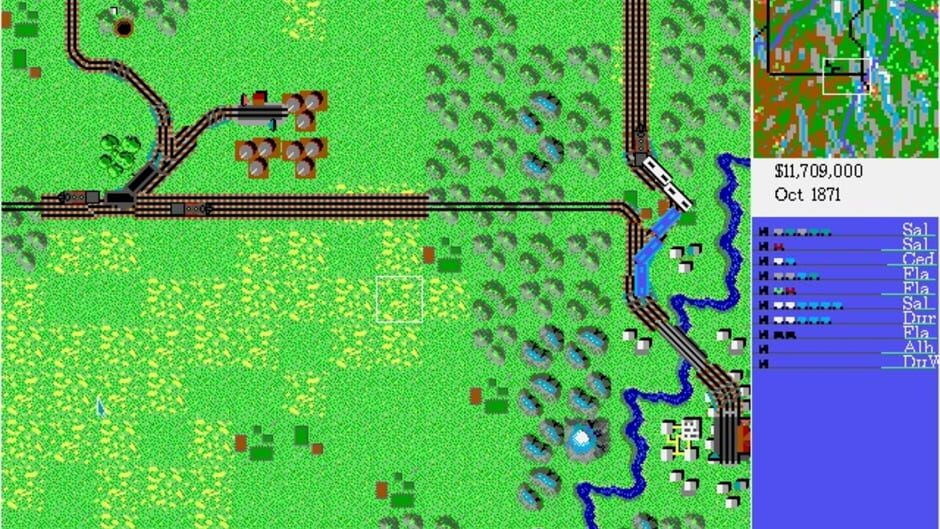 Screenshot for Sid Meier's Railroad Tycoon
