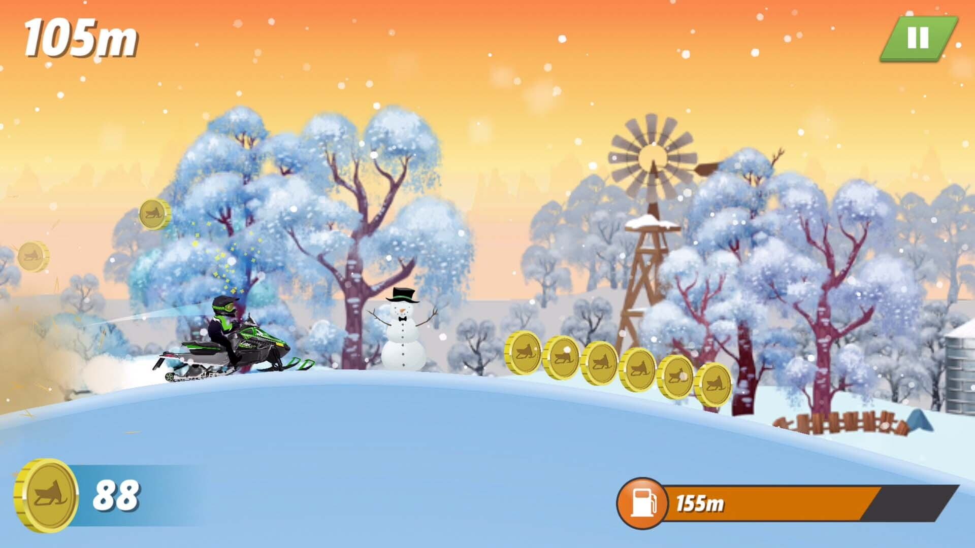Screenshot for Arctic Cat Extreme Snowmobile Racing