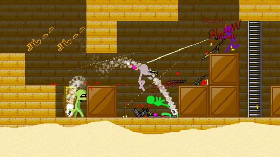 Screenshot for Boring Man: Online Tactical Stickman Combat