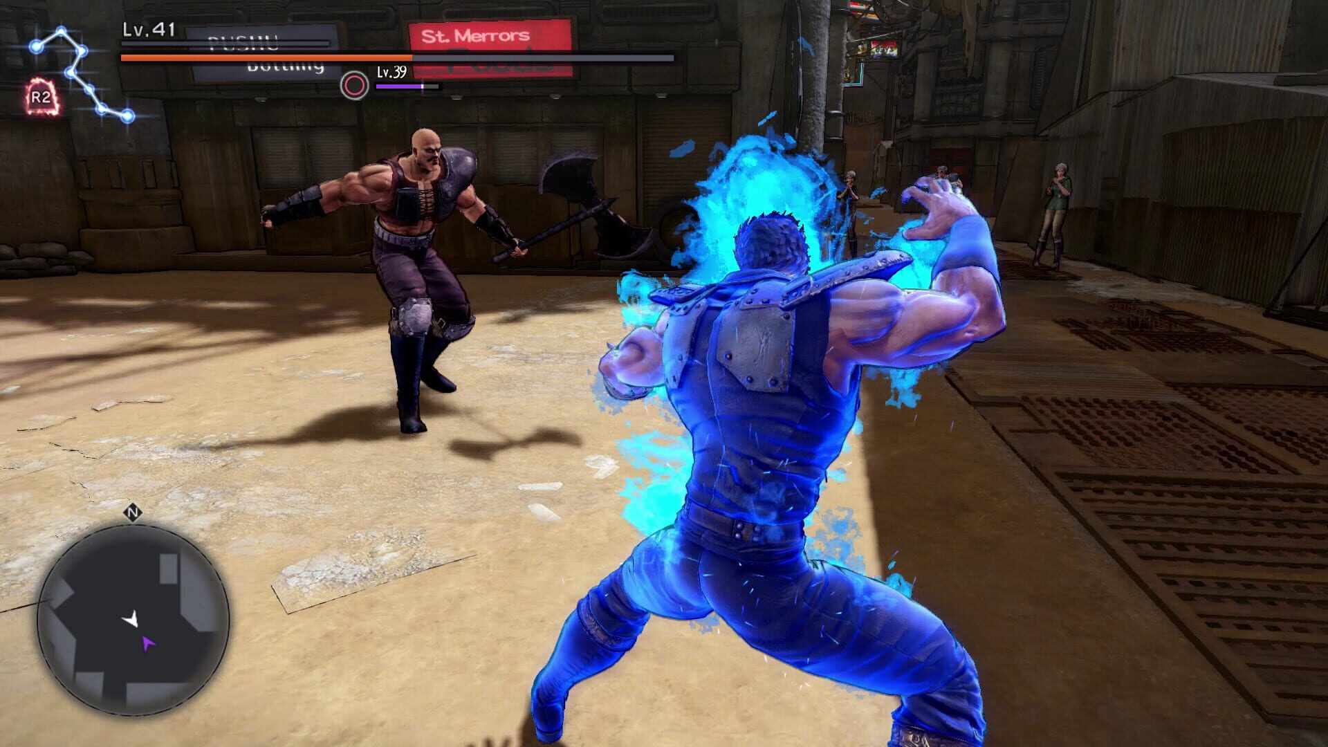 Screenshot for Fist of the North Star: Lost Paradise