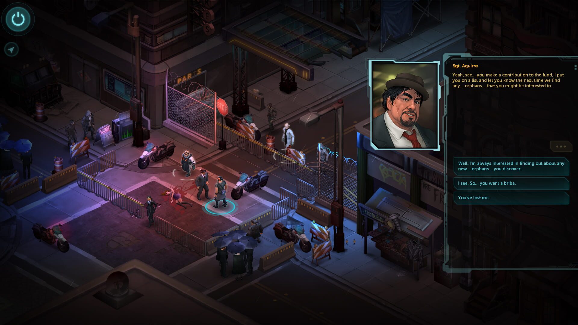 Screenshot for Shadowrun Returns