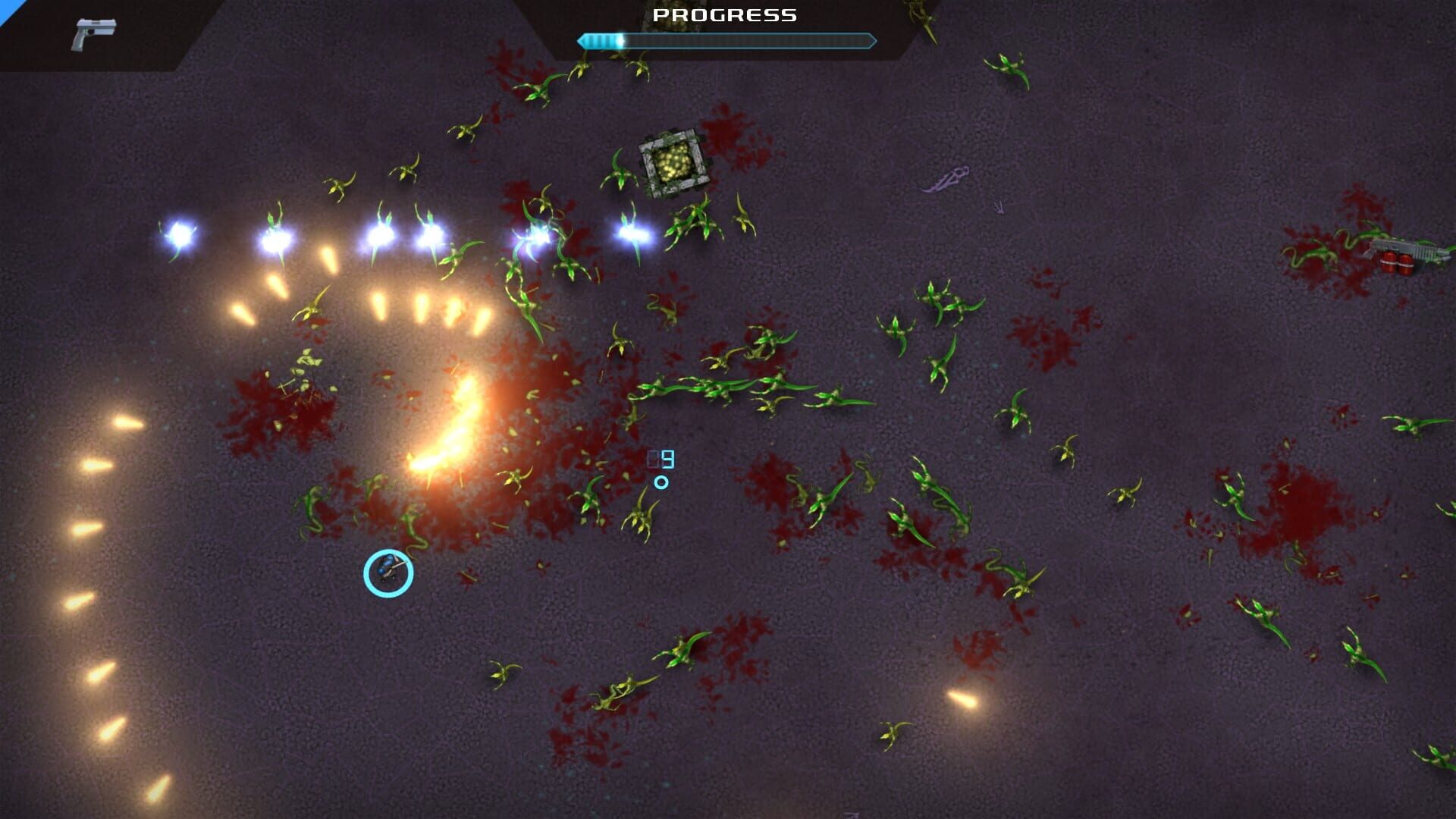 Screenshot for Crimsonland
