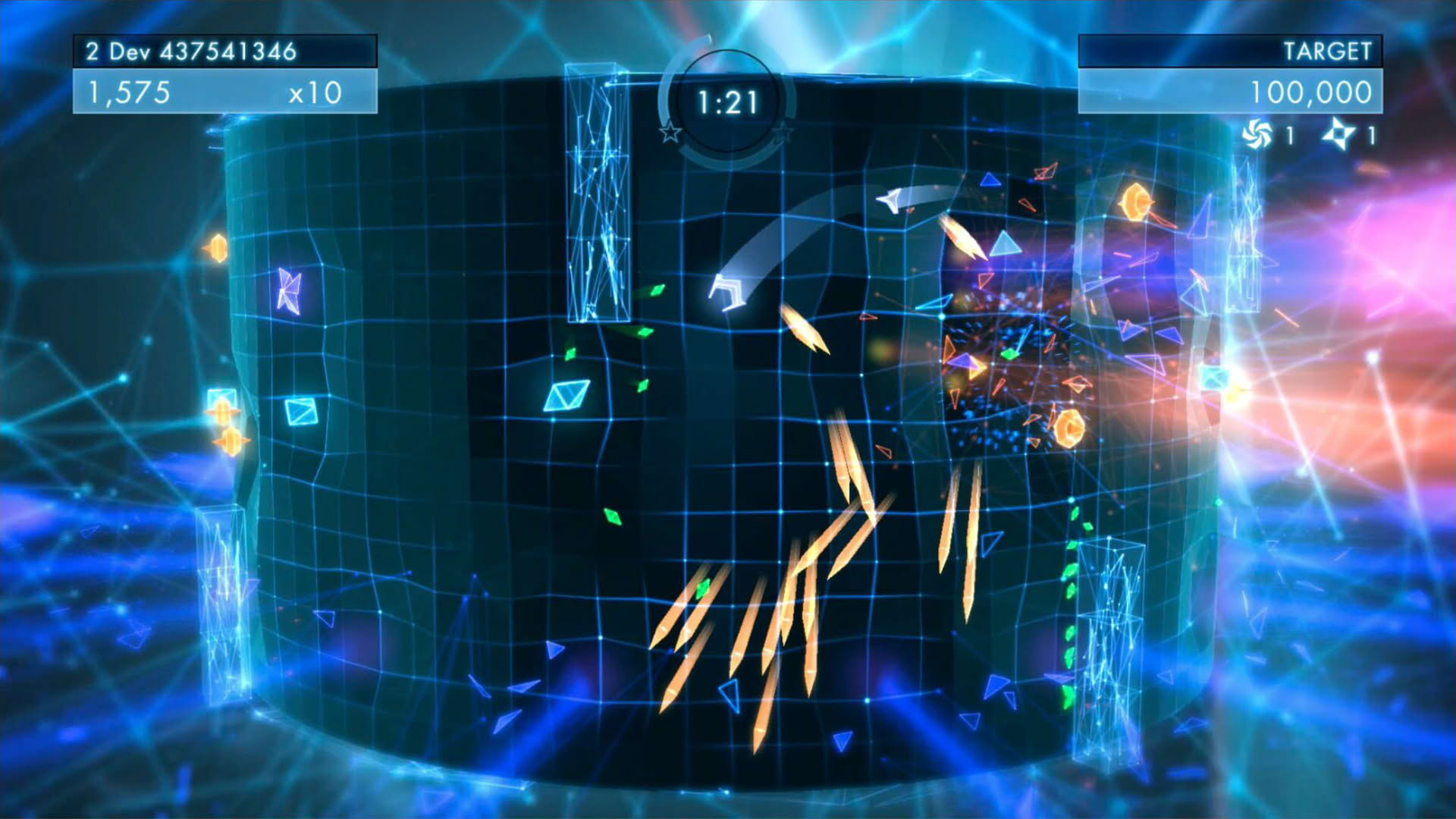 Screenshot for Geometry Wars 3: Dimensions
