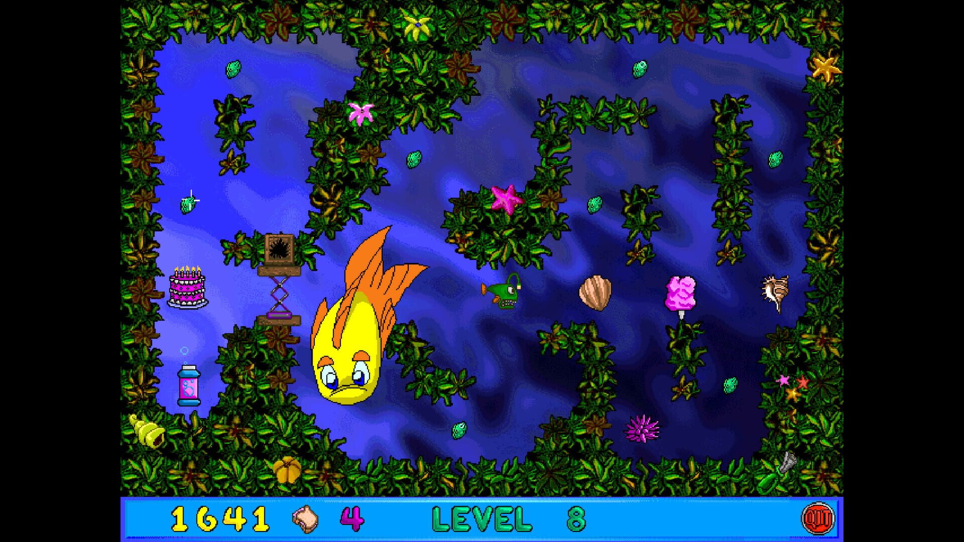 Screenshot for Freddi Fish and Luther's Maze Madness