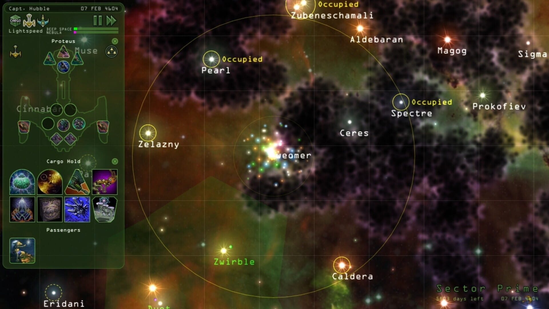Screenshot for Weird Worlds: Return to Infinite Space