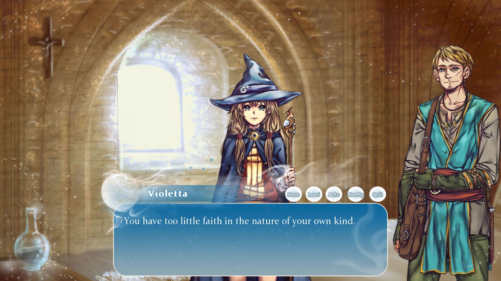 Screenshot for A More Beautiful World: A Visual Novel