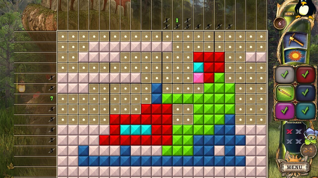 Screenshot for Fantasy Mosaics 23: Magic Forest