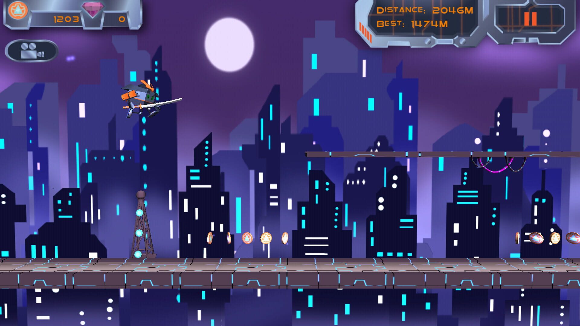 Screenshot for Cube Samurai: RUN!