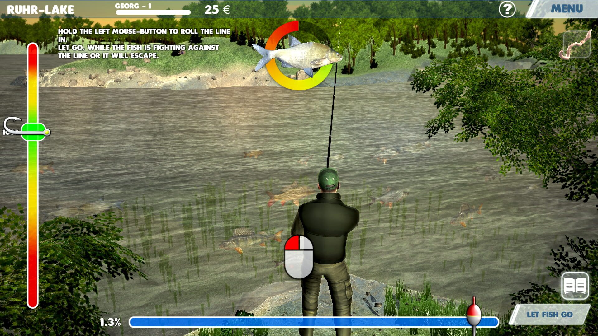 Screenshot for 3D Arcade Fishing
