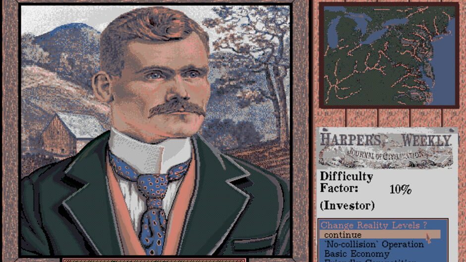 Screenshot for Sid Meier's Railroad Tycoon