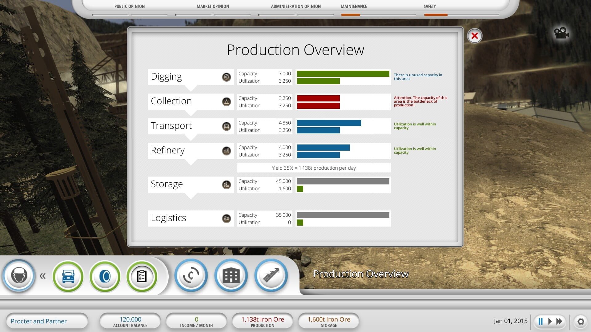 Screenshot for Mining Industry