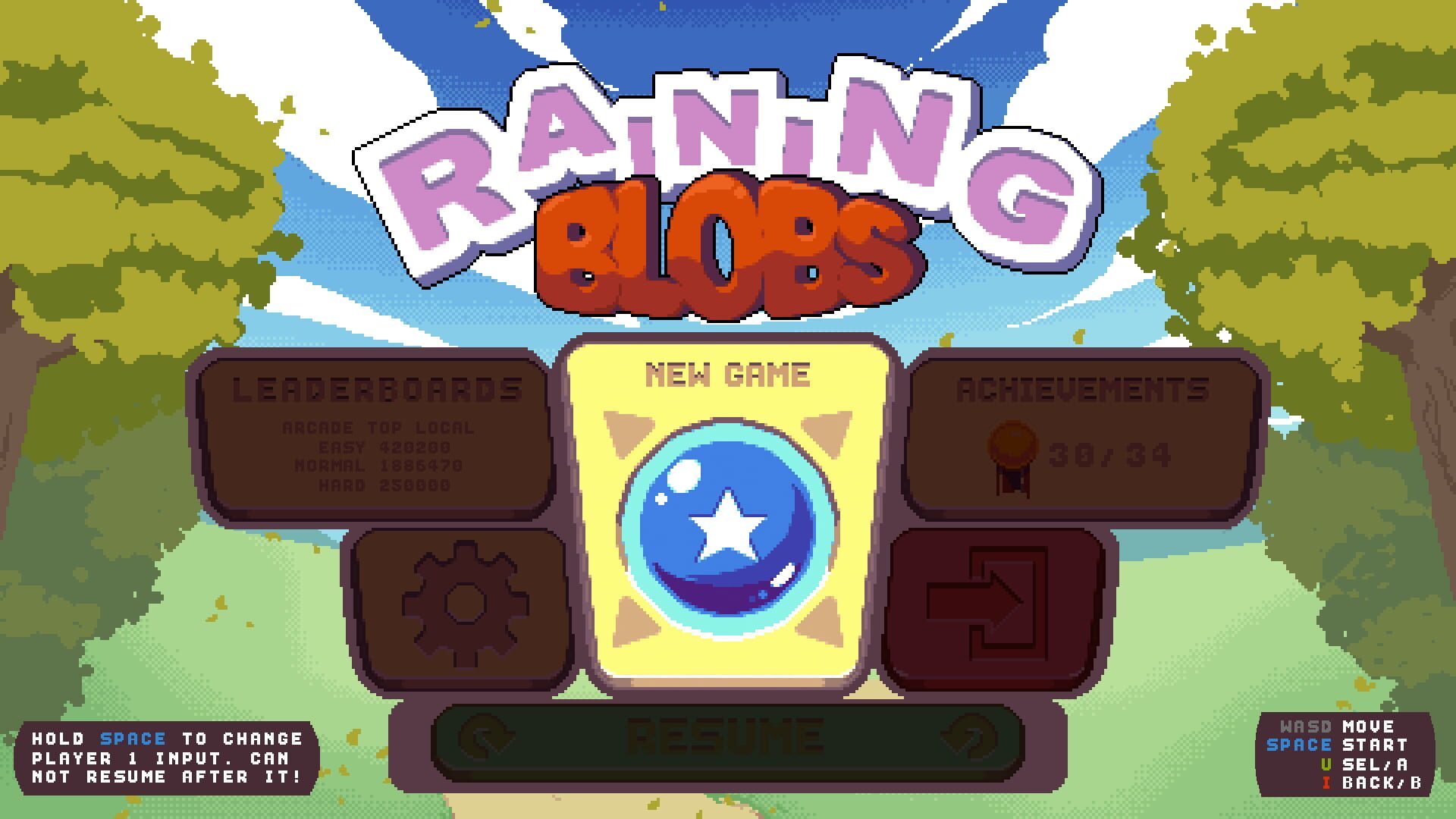 Screenshot for Raining Blobs
